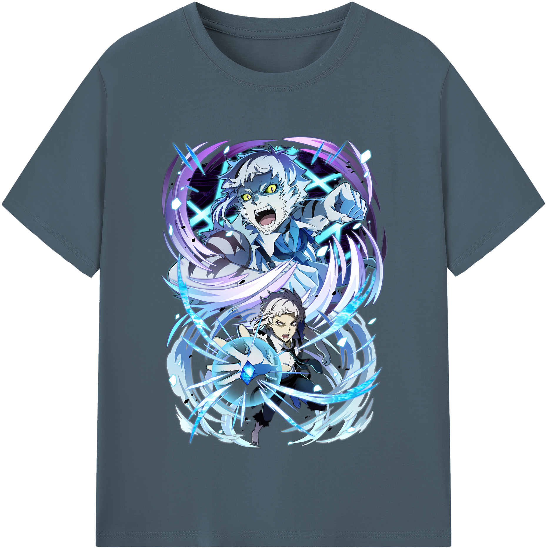 （画像用） 文豪ストレイドッグス Bungo Stray Dogs 綿100％半袖Tシャツ（フロントプリント）